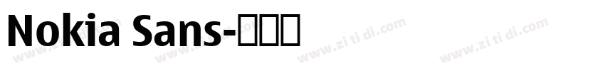 Nokia Sans字体转换